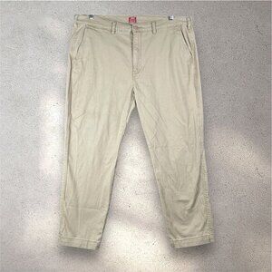 Levi’s XX Chino Pants Men’s 40x30 Khaki Relaxed Tapered Fit Casual Neutral Beige
